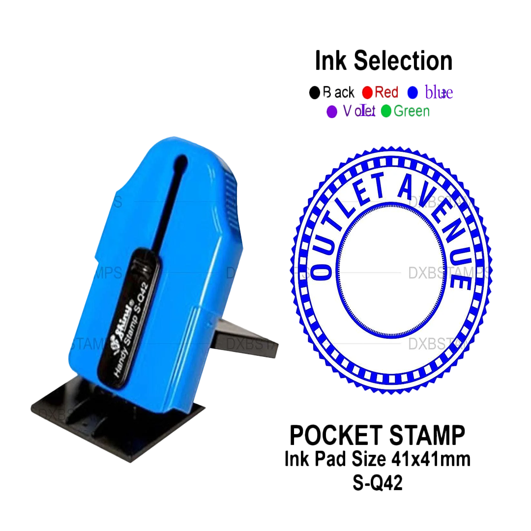 customize pocket stamp